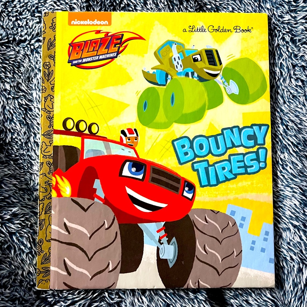 Nickelodeon blaze and the monster machine bouncy tires book